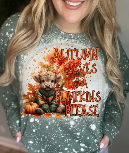 Autumn leaves and pumpkins please CV