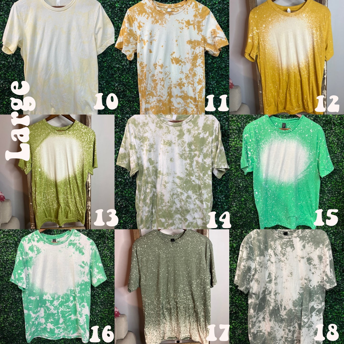 Size large bleached listing *TEES*