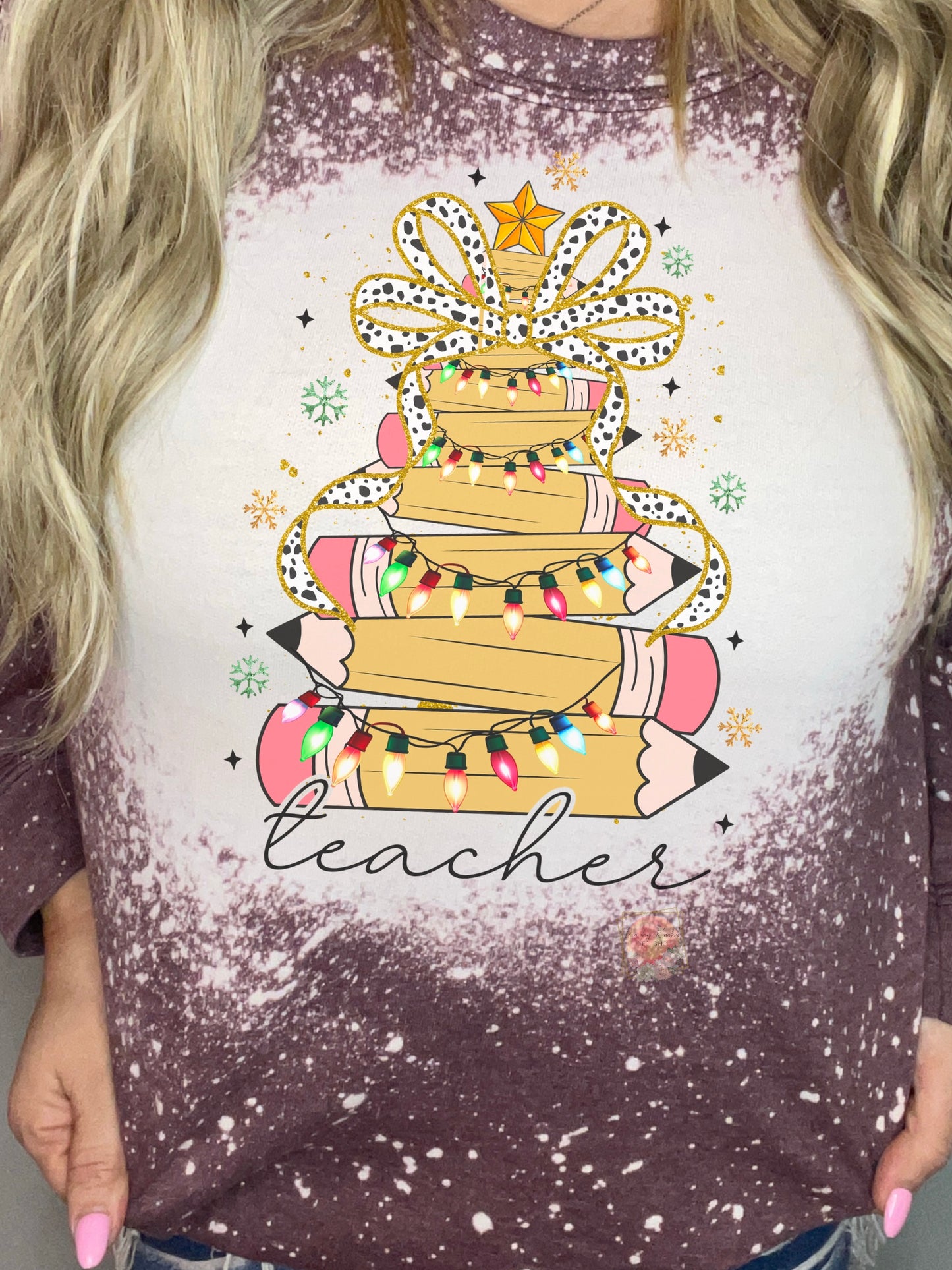 Teacher Pencil Christmas Tree