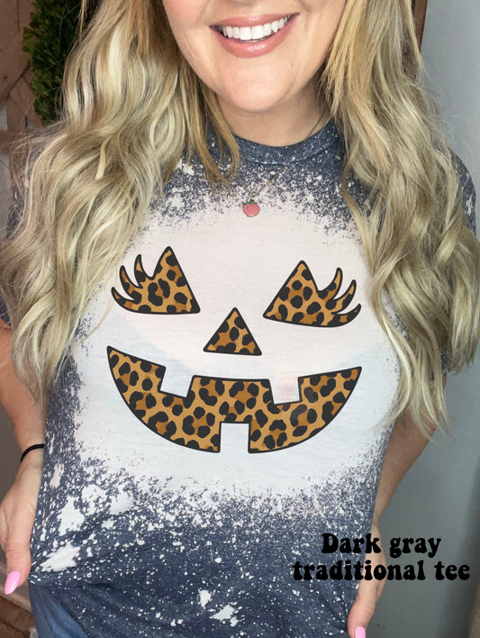 Leopard Jack o lantern face