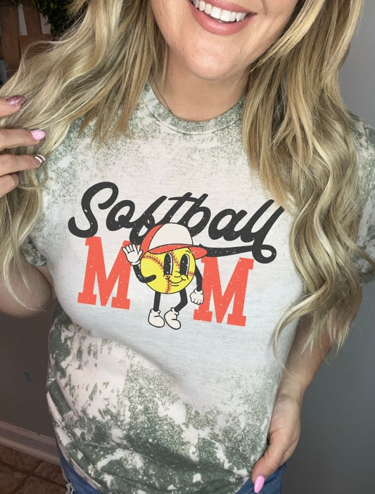 Retro softball mom