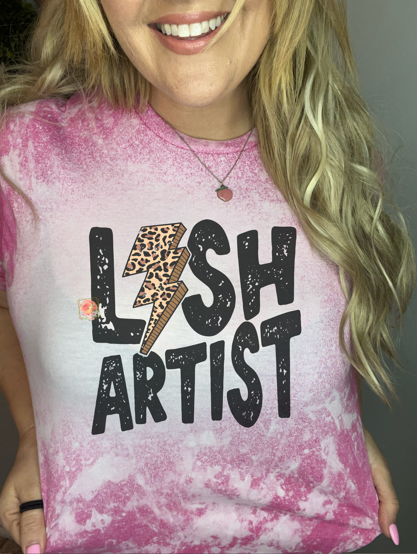 Lash artist leopard lightning bolt