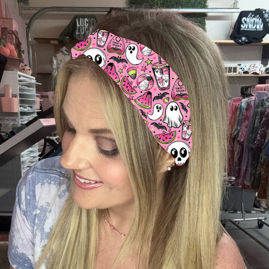 Spooky summer watermelon headband