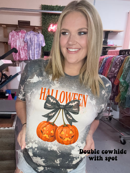 Halloween jack o lantern “cherries”