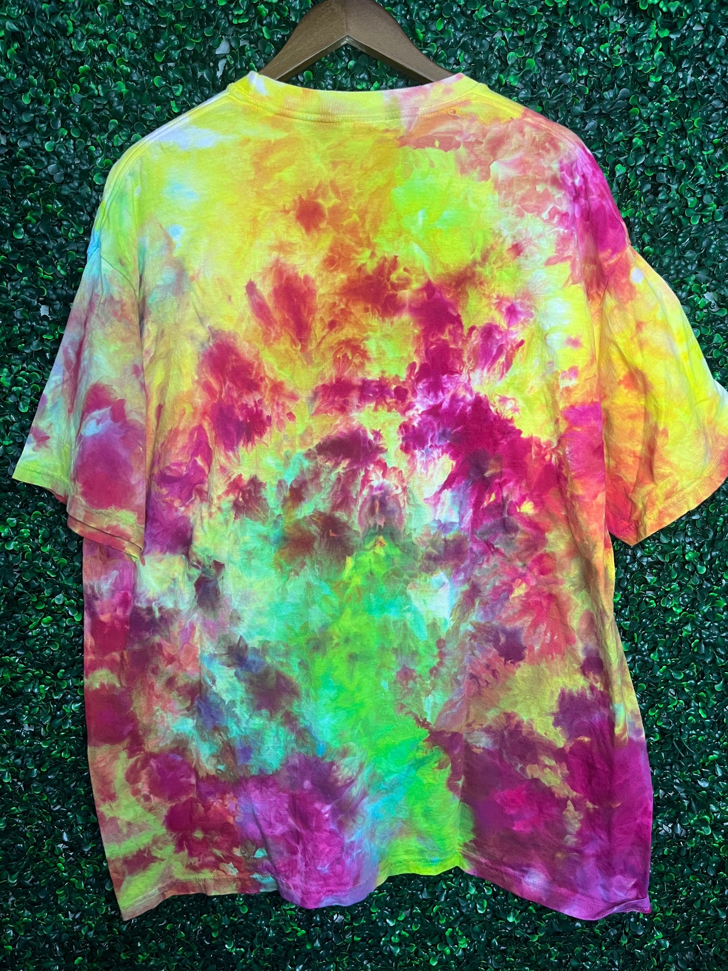 Size 2XL Comfort Colors acid rainbow scrunch tie dye