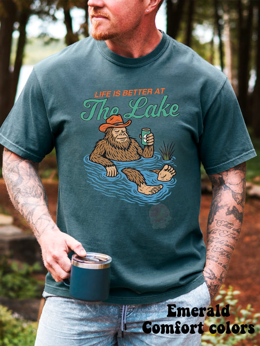 Life is better at the lake Sasquatch