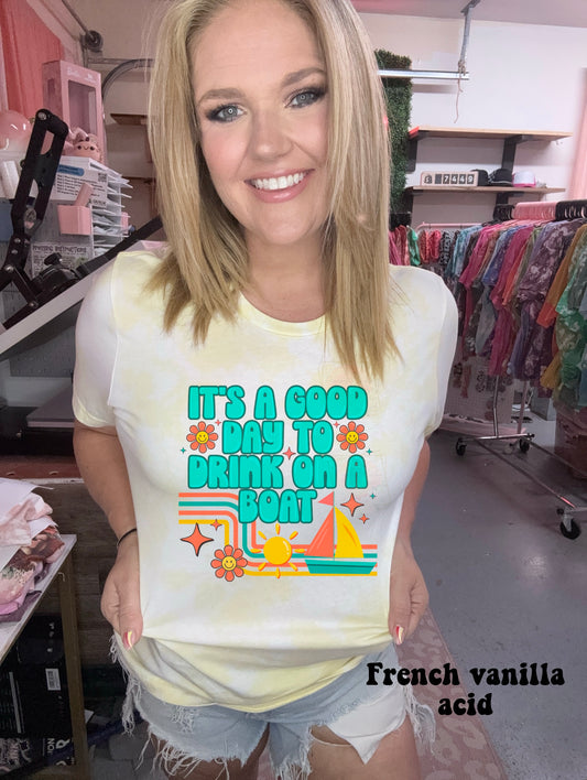 It’s a good day to drink on a boat