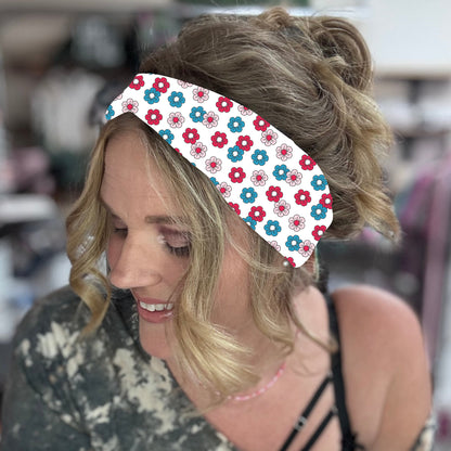 Patriotic Floral headband