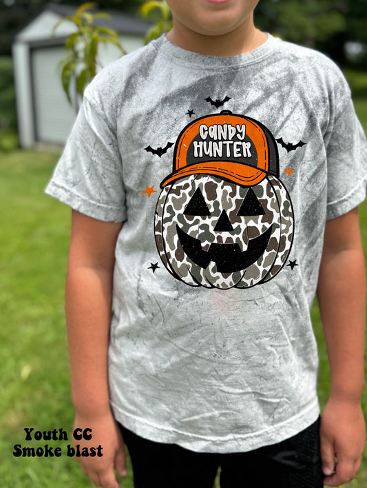 Camo candy hunter jack o lantern