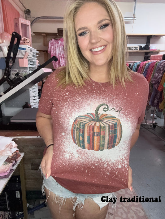 Vintage book pumpkin