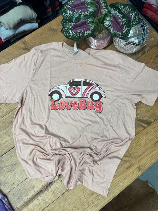 Size XL Love bug tee