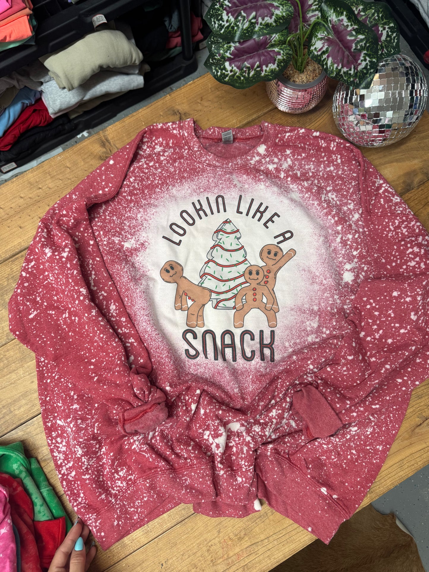 Size 3XL lookin like a snack crewneck sweater