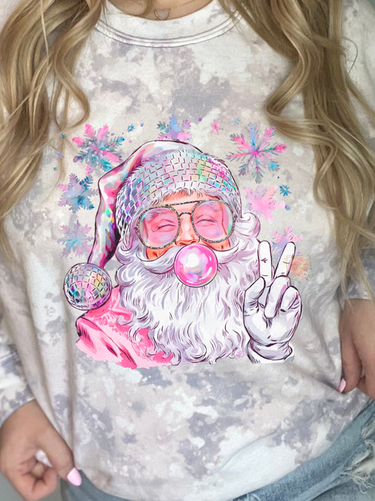 Iridescent Bubblegum Santa