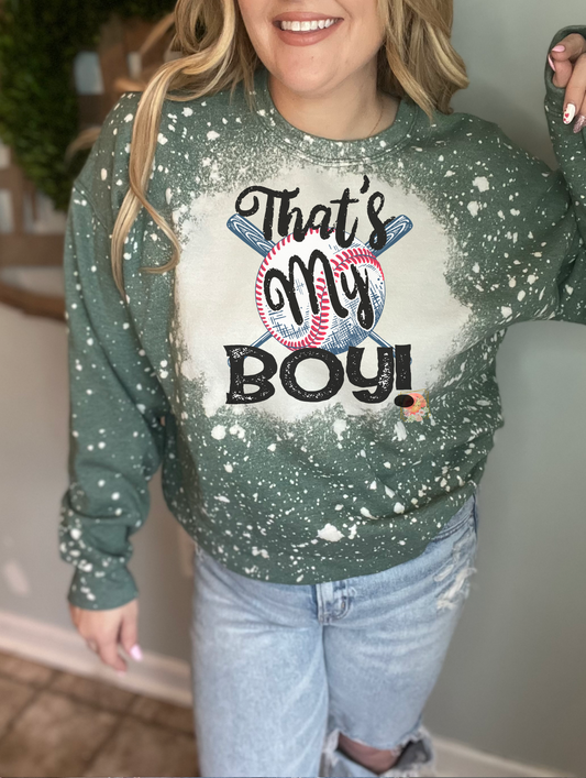 That’s my boy baseball