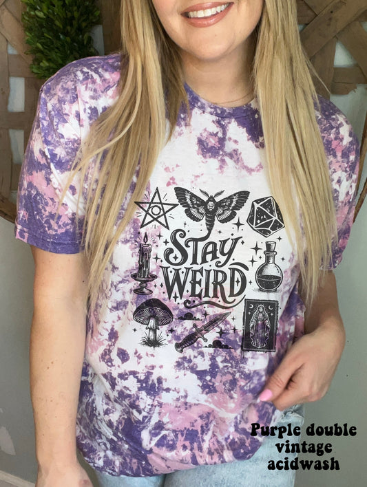 Stay weird collage