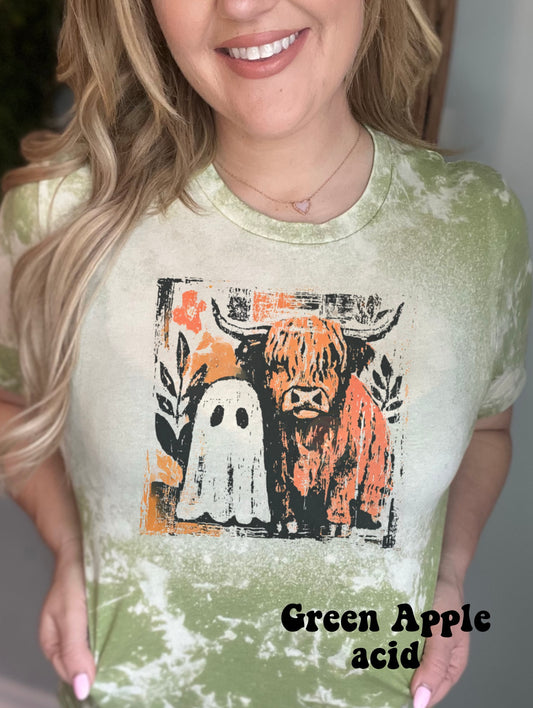 Cow and ghost brush stroke
