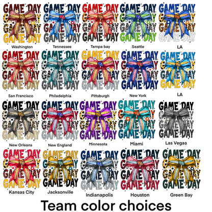 Team colors stacked game day