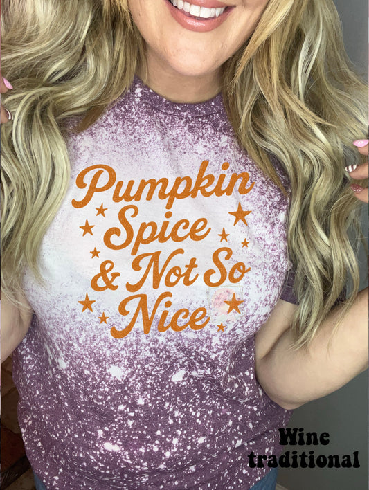 Pumpkin spice and not so nice