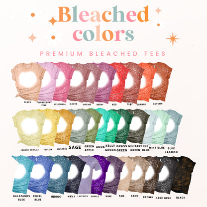 WHOLESALE Traditional Style Bleached Tees