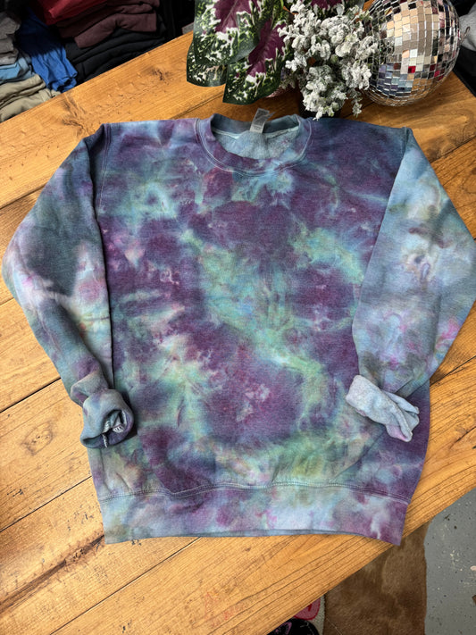 “Northern lights” tiedye crewnecks *READY TO SHIP OR ADD A PRINT*