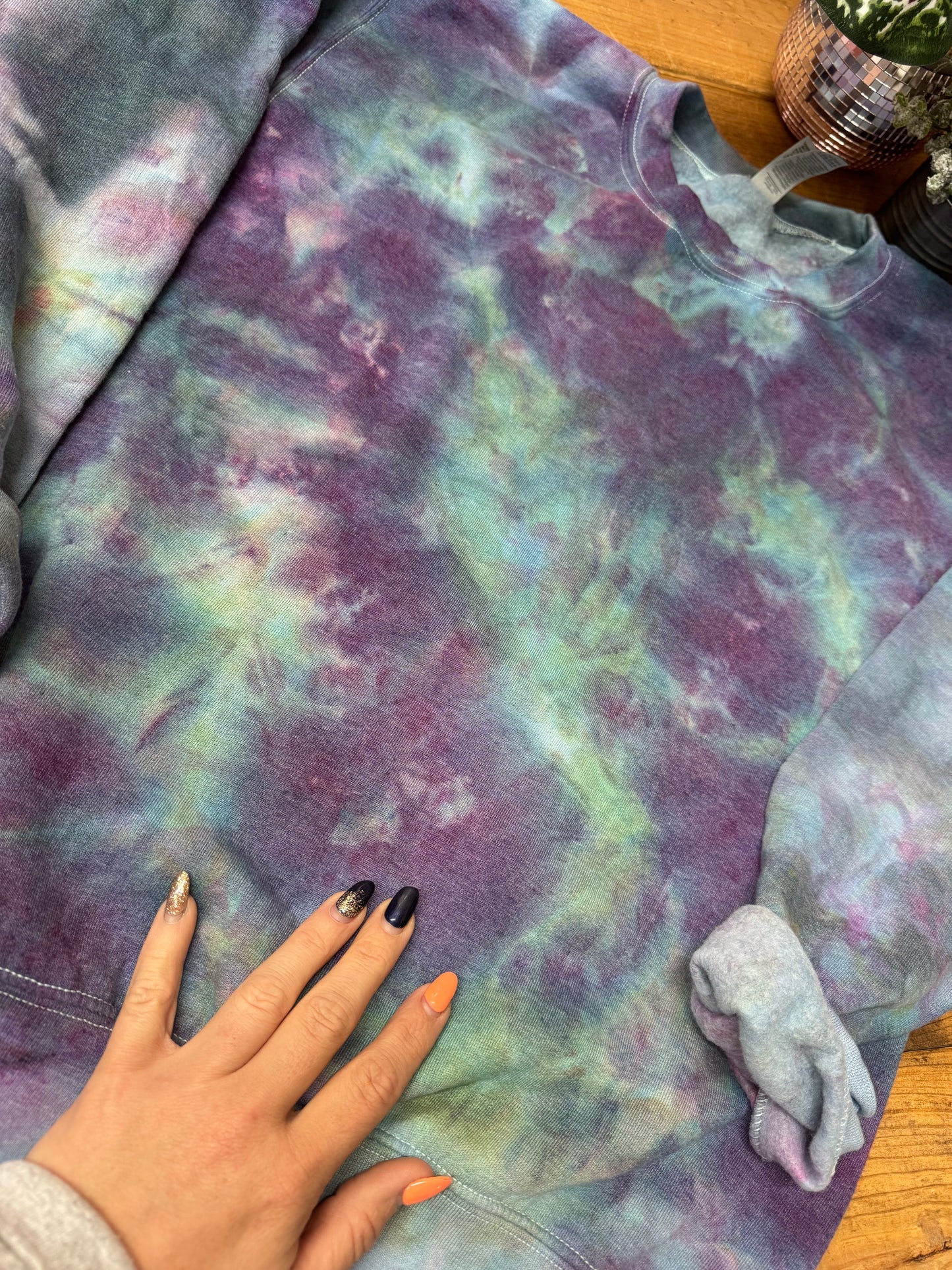 “Northern lights” tiedye crewnecks *READY TO SHIP OR ADD A PRINT*