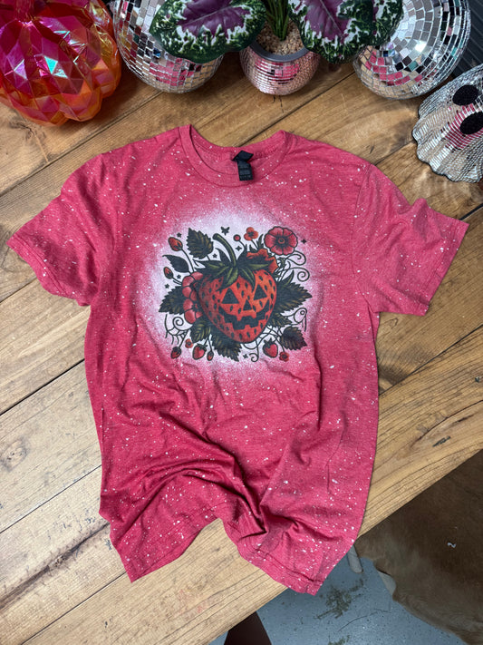 Size small imperfect  spooky strawberry tee