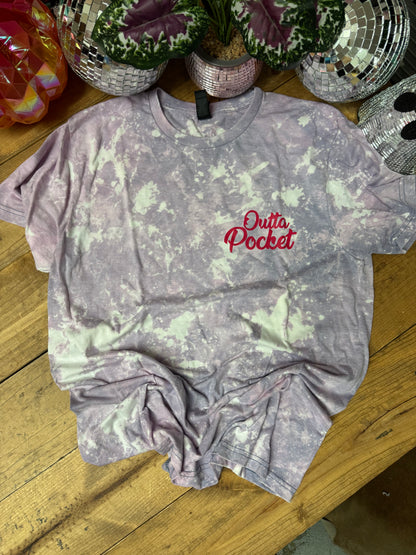 Size medium frosted peach “outta pocket” imperfect