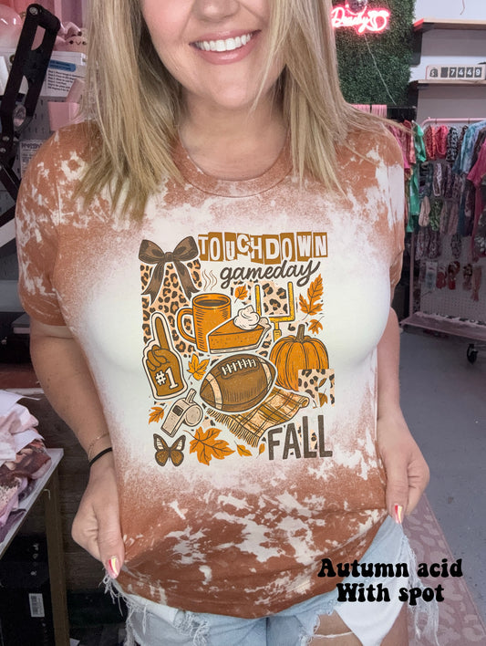 Natural leopard football collage