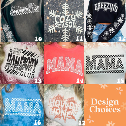 Single color designs choices #2