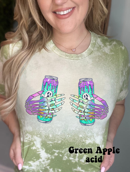 Energy drink skeleton hands