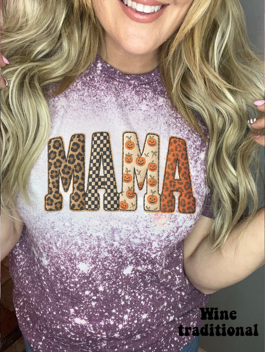 Fall faux embroidery MAMA/MIMI/NANA/GIGI