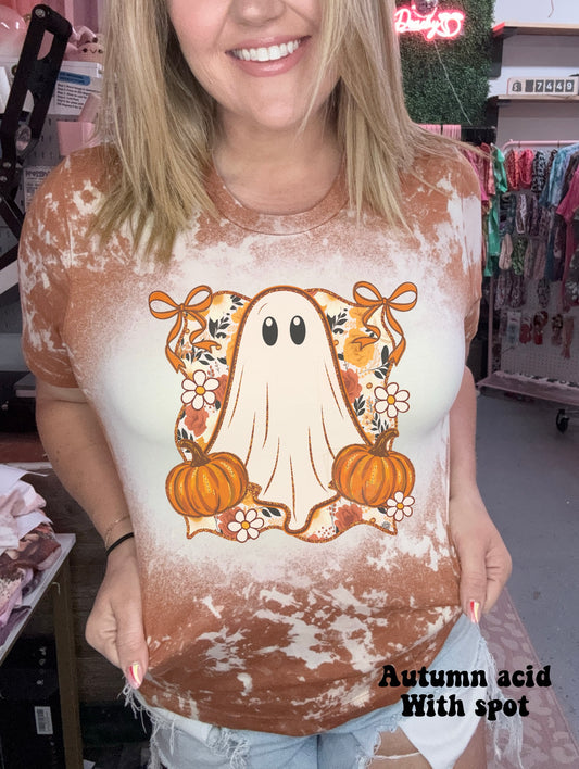 Autumn pumpkin ghost