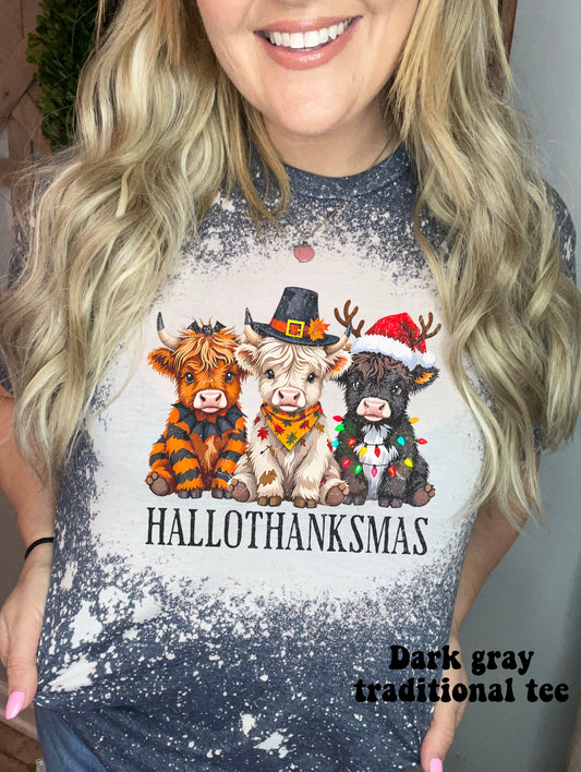 Happy Hallothanksmas cows