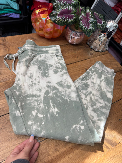 Size large sage Acidwash jogger sweatpants