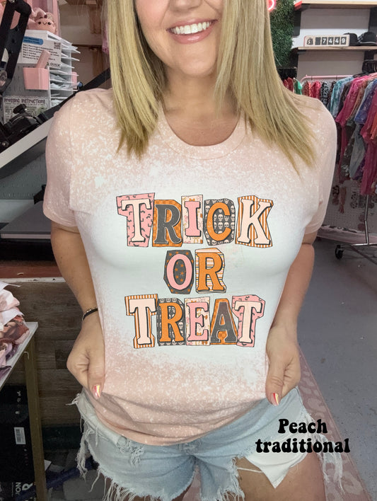 Pink and orange truck or treat