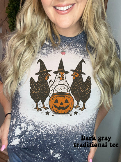 Halloween chicken trio