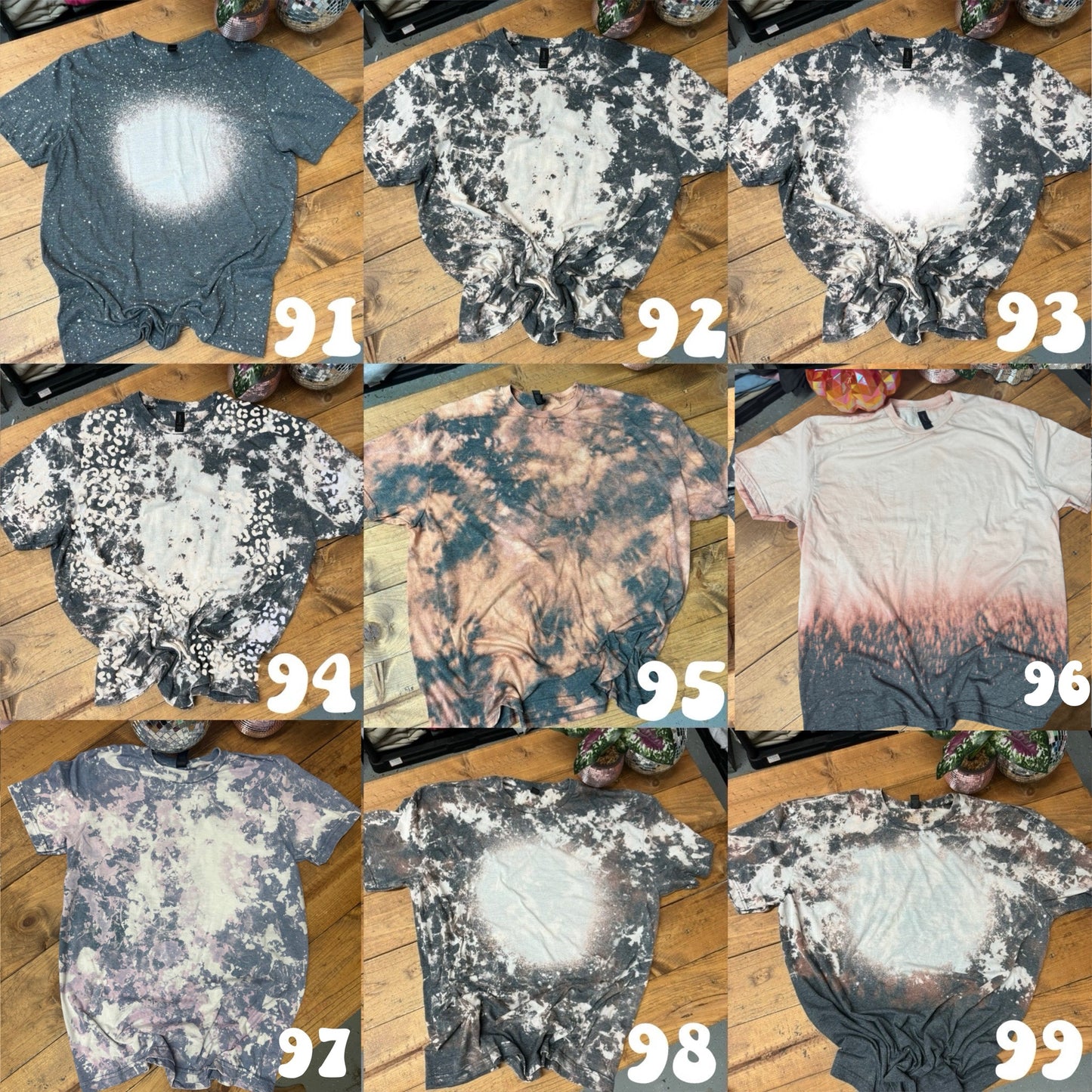 Live Sale Size Small Bleached Tees