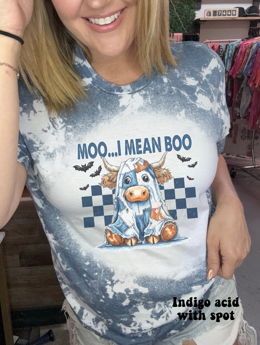 Boo.. I mean moo patchwork ghost