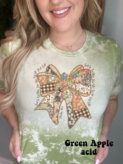 God is within her, she will not fall bow