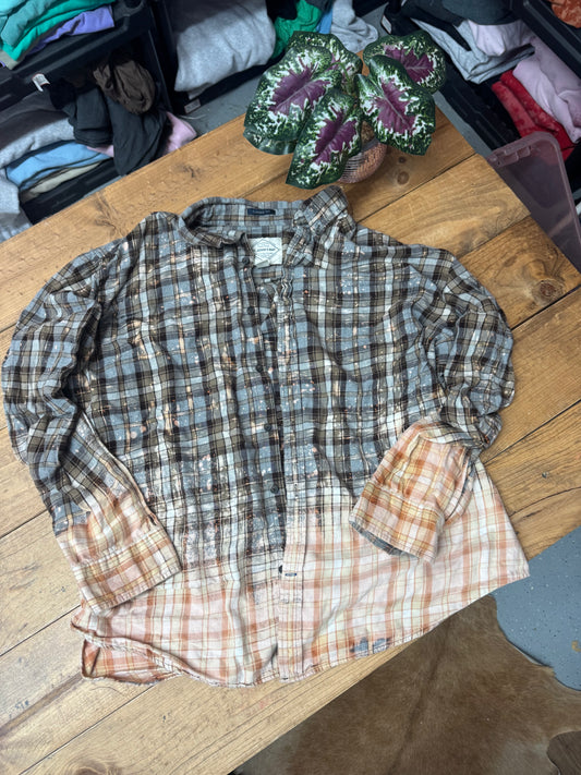 Size 2XL bleached flannel