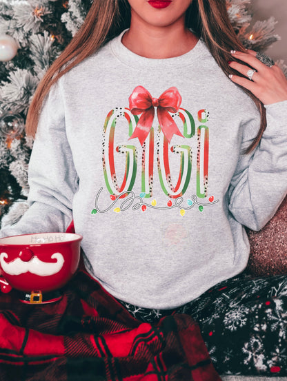 Christmas brushstroke MAMA/MIMI/NANA/GIGI