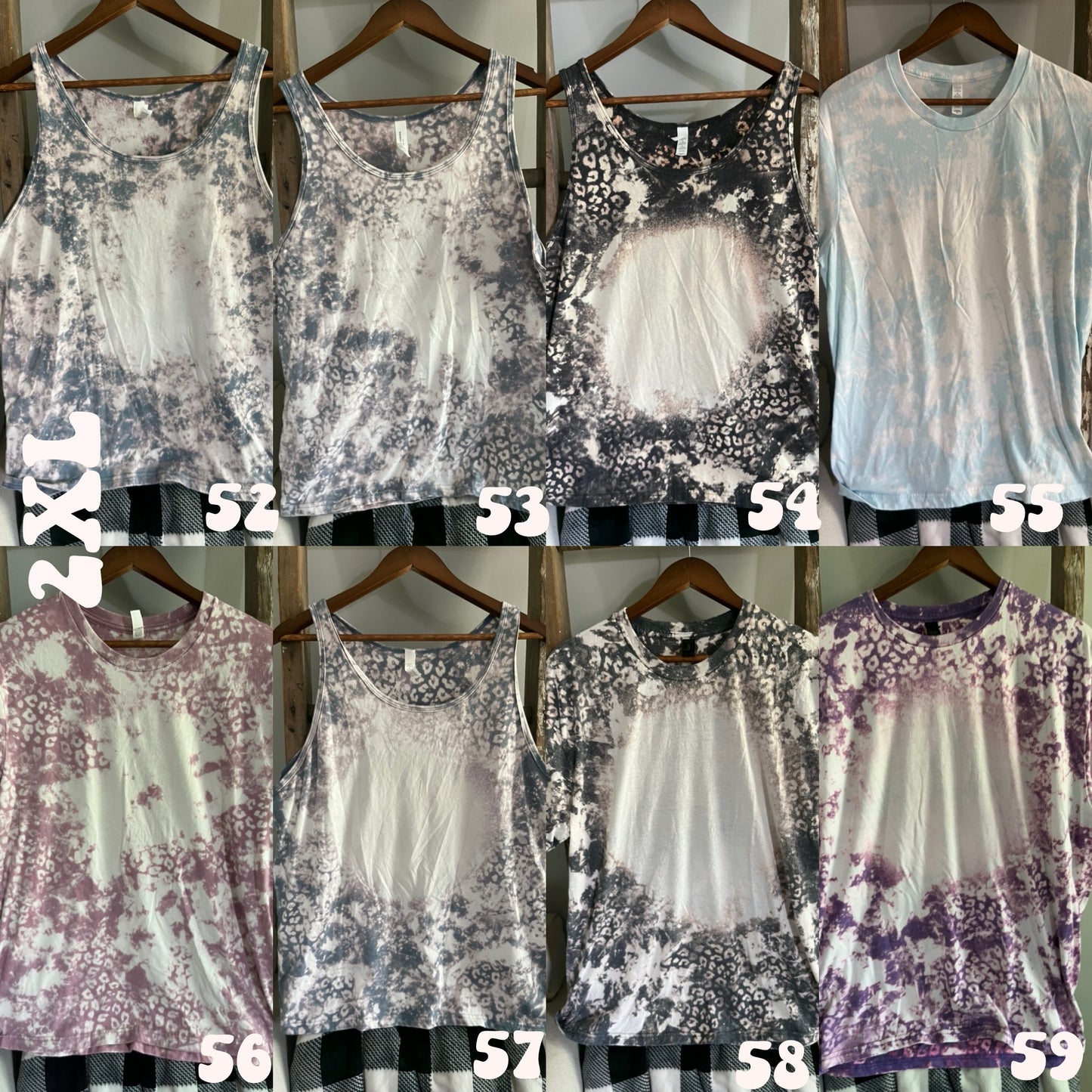Size 2XL bleached listing *TEES*