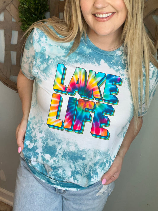 Lake life tie dye