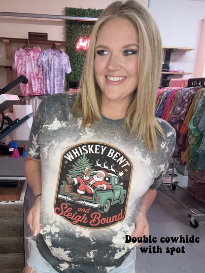 Whiskey bent and sleigh bound
