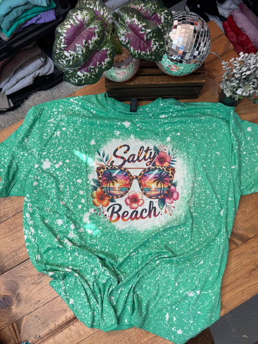 Size 4XL salty beach tee