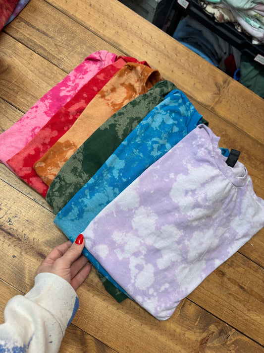 2 tone acidwash LIVE SALE tees (must choose from design choice listings)