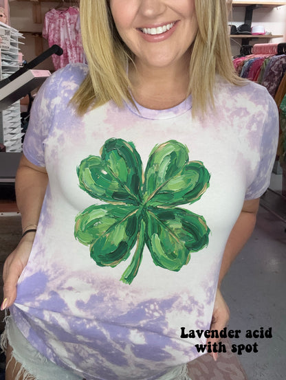 Brush Stroke 4 Leaf Clover