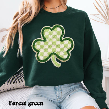 Faux Stitch Checker Shamrock