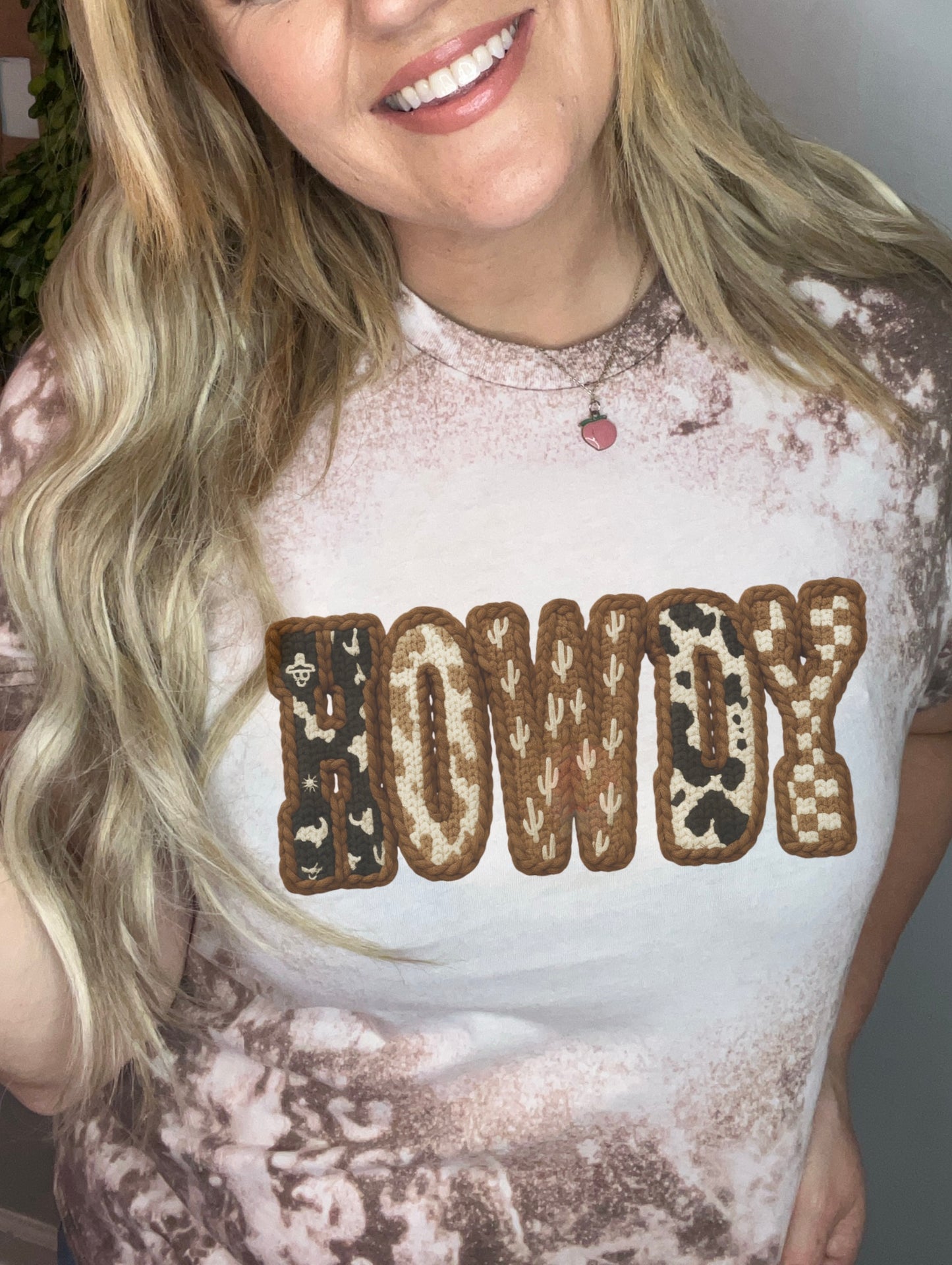 Faux Stitched  Howdy