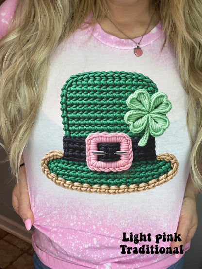 Faux Crocheted Leprechaun Hat